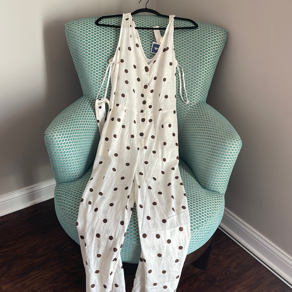 Polka dot jumpsuit